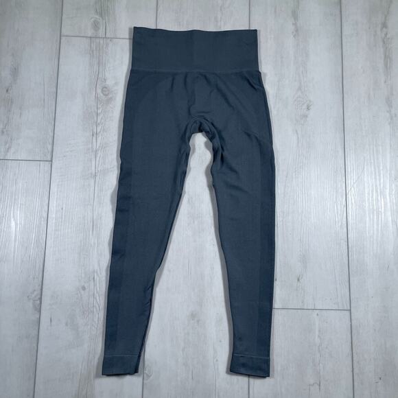 Set Active Women's Small Sculptflex Stretch Grey Blue High Rise Leggings - Picture 1 of 11